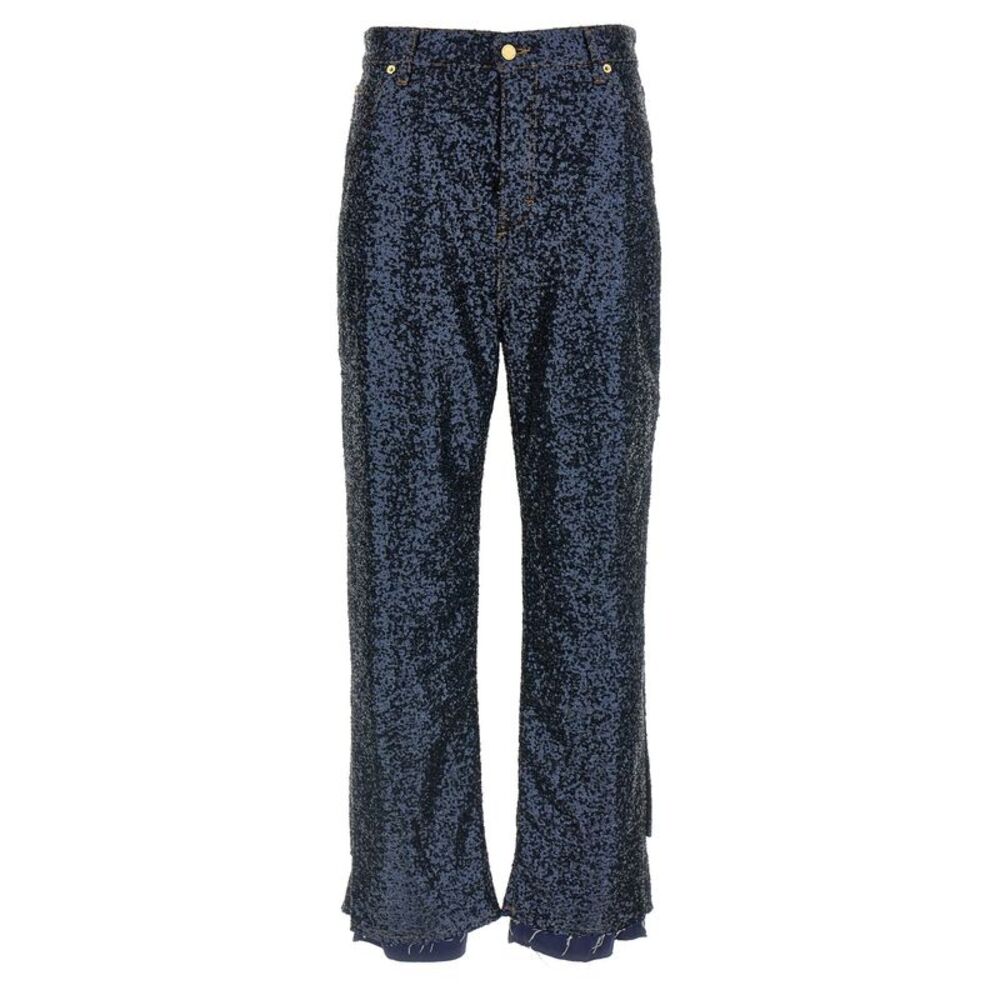 Darkpark Blue Cotton Jeans Women's Denim